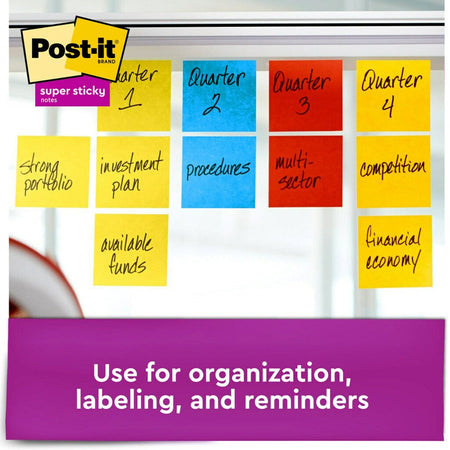Post-it® Super Sticky Notes - Playful Primaries Color Collection - Alternate-Image4