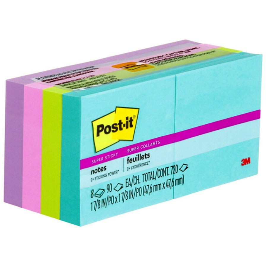 Post-it® Super Sticky Notes - Supernova Neons Color Collection - Right