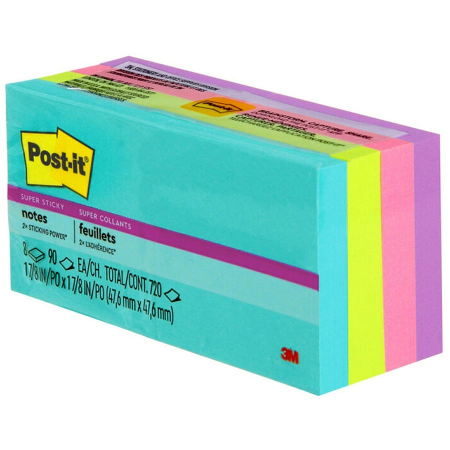 Post-it® Super Sticky Notes - Supernova Neons Color Collection - Left