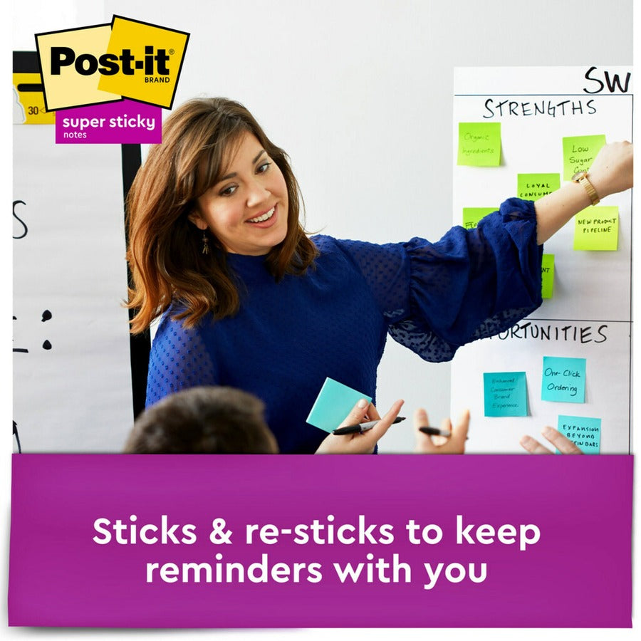 Post-it® Super Sticky Notes - Supernova Neons Color Collection - Alternate-Image2