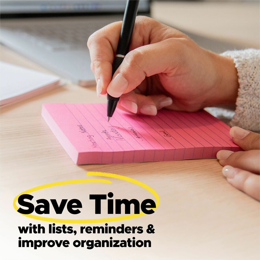 Post-it® Super Sticky Notes - Supernova Neons Color Collection - Left