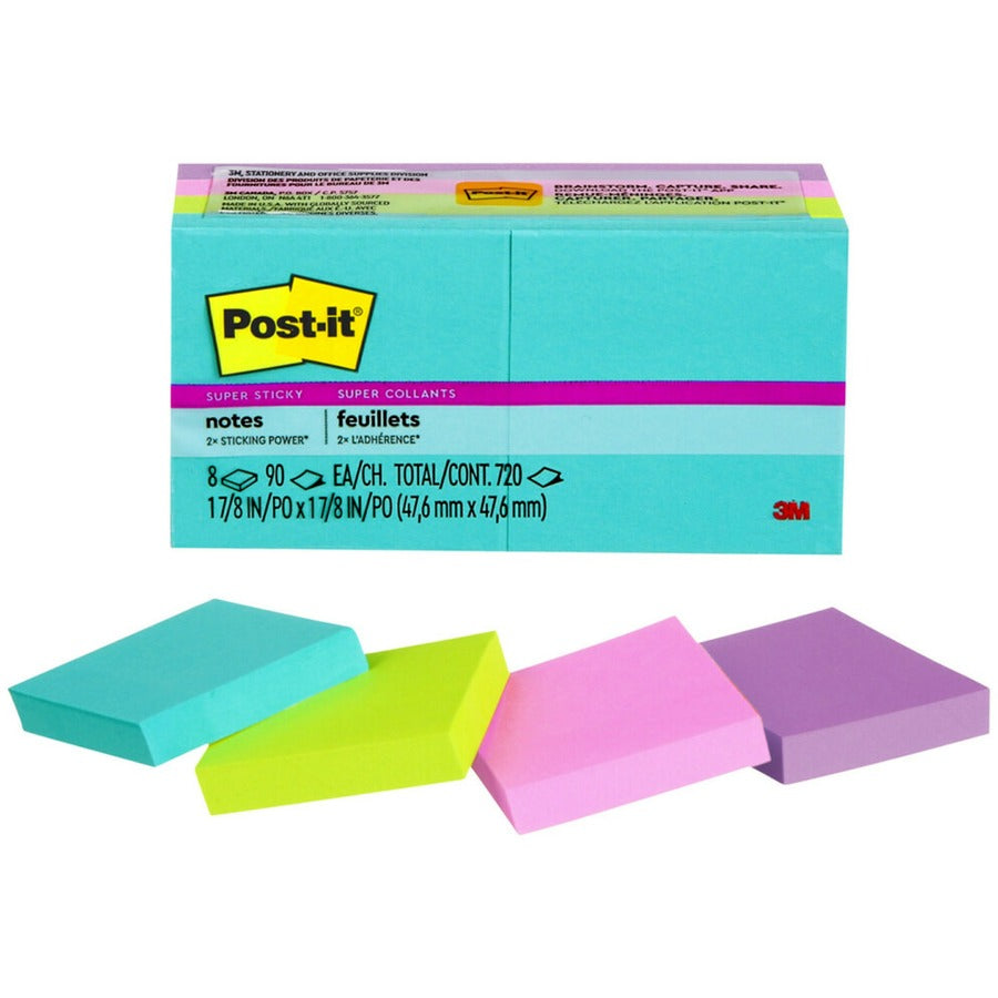 Post-it® Super Sticky Notes - Supernova Neons Color Collection - Alternate-Image1
