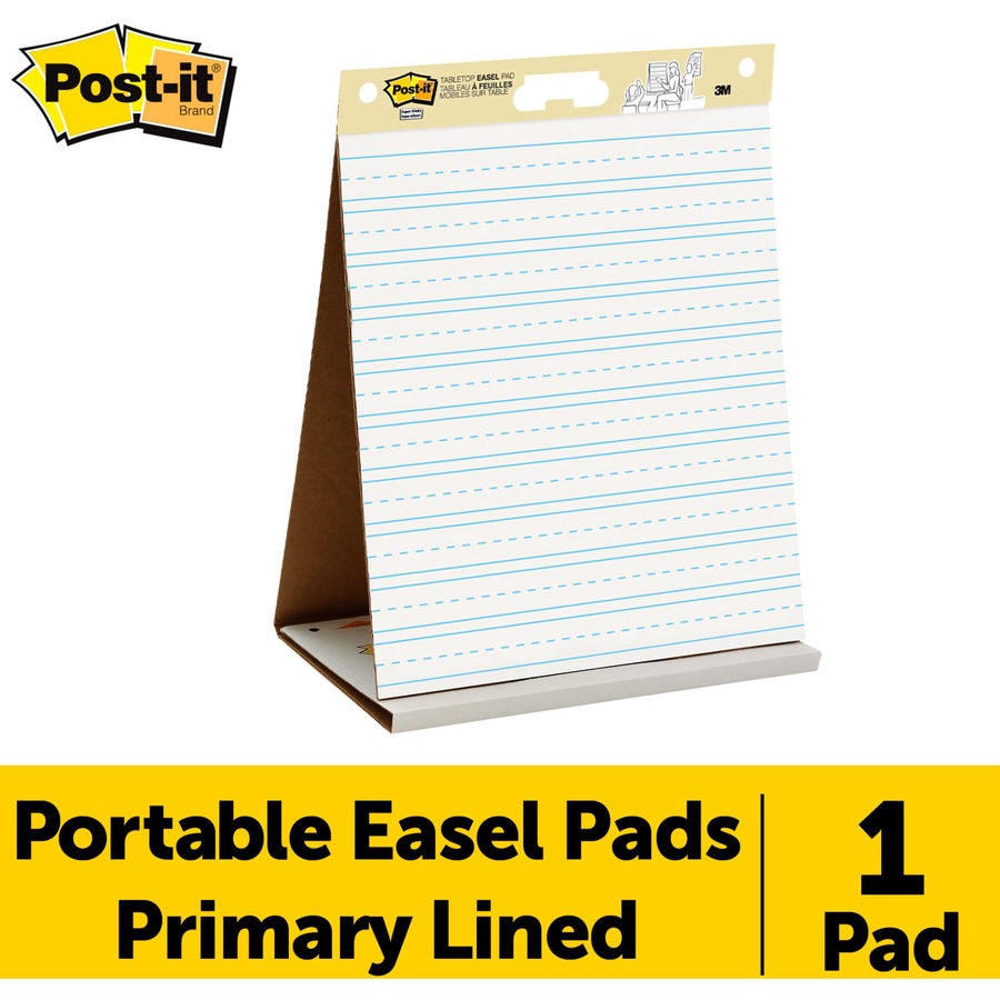 Post-it® Tabletop Easel Pad with Primary Lines - Alternate-Image1