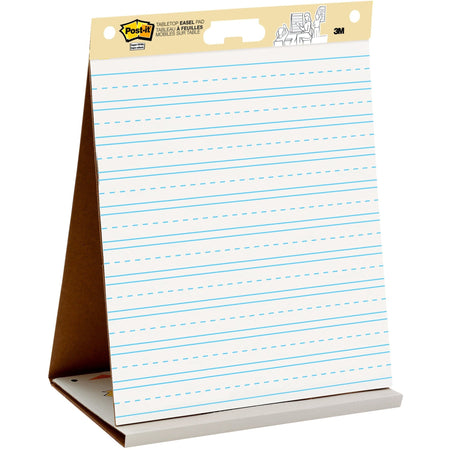 Post-it® Tabletop Easel Pad with Primary Lines - 2000