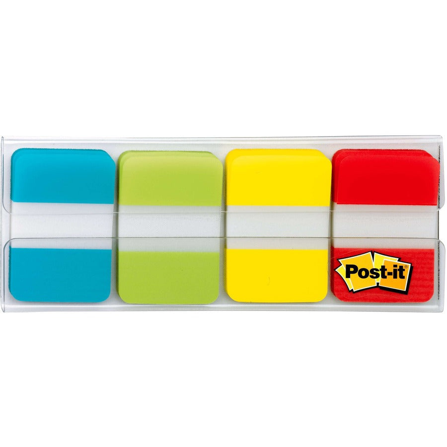 Post-it® Tabs in On-the-Go Dispenser - 88 Write-on Tab(s) - 1.50’’ Tab Height x 1’’ Width - Index Accessories & Page