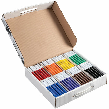 Prang Bullet Tip Washable Art Markers - Vibrant Colors - 200/Box