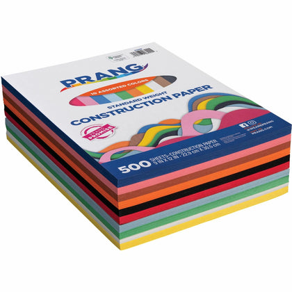 Prang Construction Paper: Art & Craft Fun - 9’’ x 12’’ 45 lb - 500/Pack - Paper