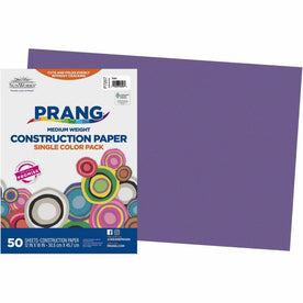 Prang Construction Paper: Violet 18x12 - 50/Pack - Paper