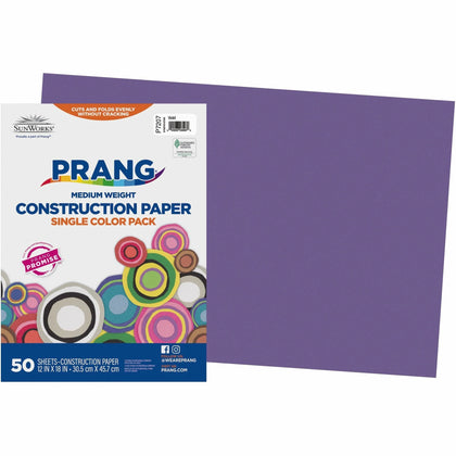 Prang Construction Paper: Violet 18x12 - 50/Pack - Paper