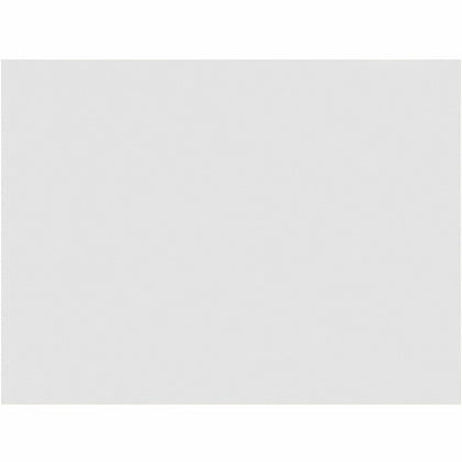 Prang Gloss Coat Fingerpaint Paper: White Non-Absorbant - 22’’ x 16’’ - 100/Pack - Drawing Paper & Sketch Pads