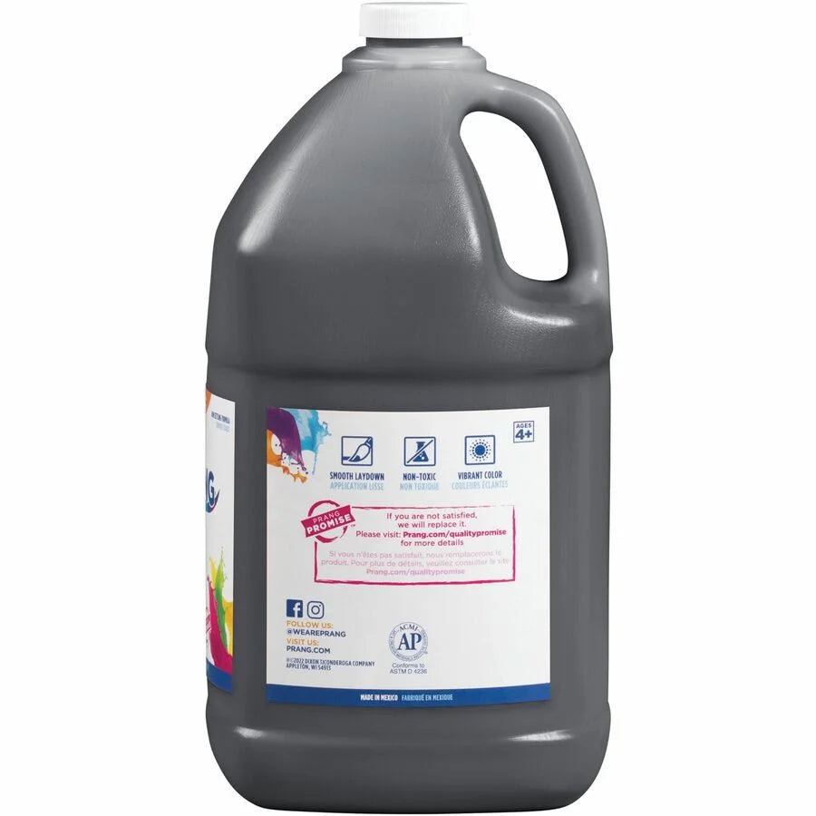 Prang Liquid Tempera Paint: Black 1 Gallon - Single Bottle - Paint
