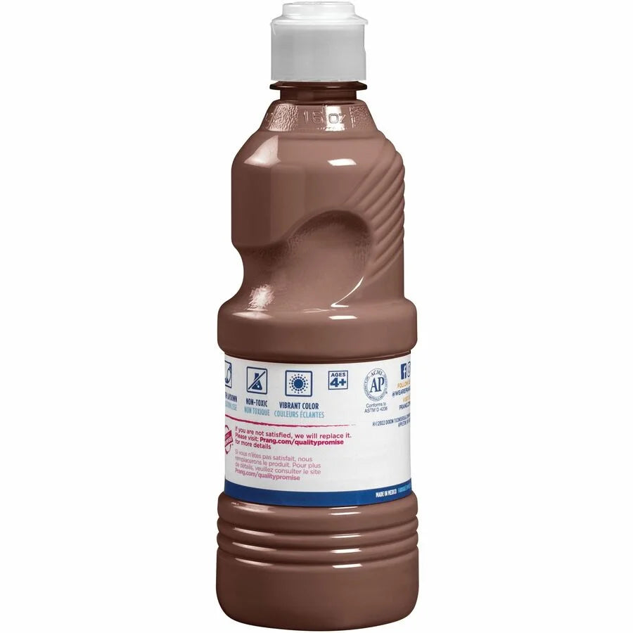 Prang Liquid Tempera Paint: Brown Color 16 fl oz - 1 Each - Paint