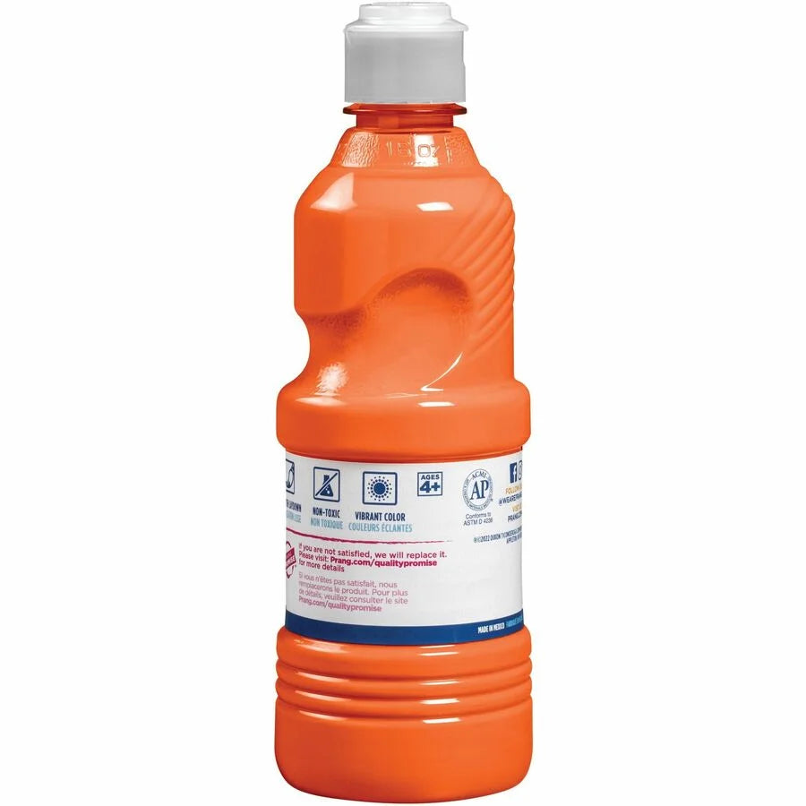 Prang Liquid Tempera Paint: Orange Color 16 fl oz - 1 Each - Paint