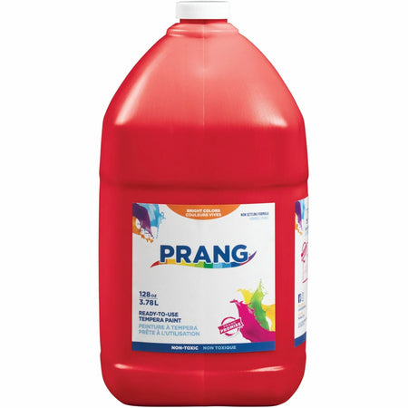 Prang Liquid Tempera Paint: Red 1 Gallon - Single Bottle - Paint