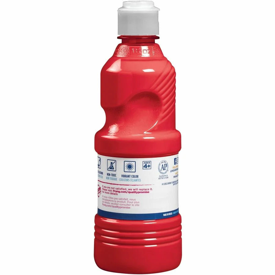 Prang Liquid Tempera Paint: Red Color 16 oz - 1 Each - Paint