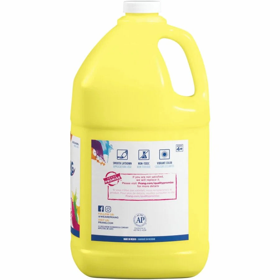 Prang Liquid Tempera Paint: Vibrant Yellow - 1 Gallon - Single Bottle - Paint