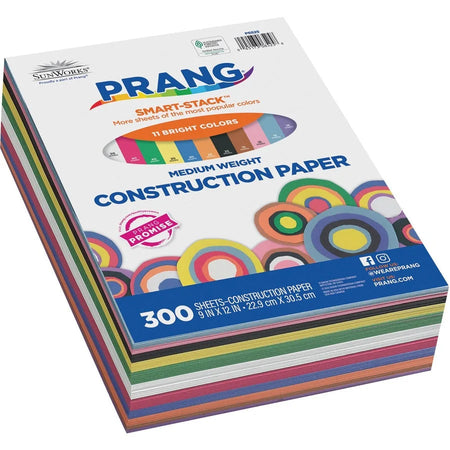Prang Smart-Stack Construction Paper - 9x12 - Assorted Colors