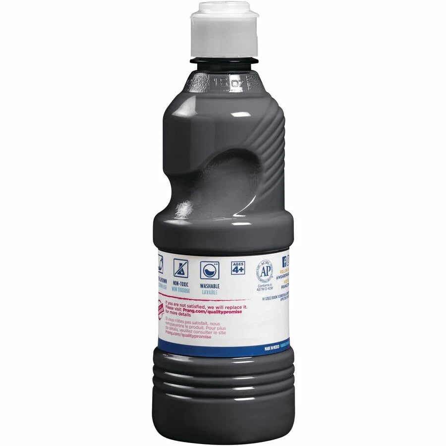 Prang Washable Tempera Paint - Black - 16 fl oz - 1 Each