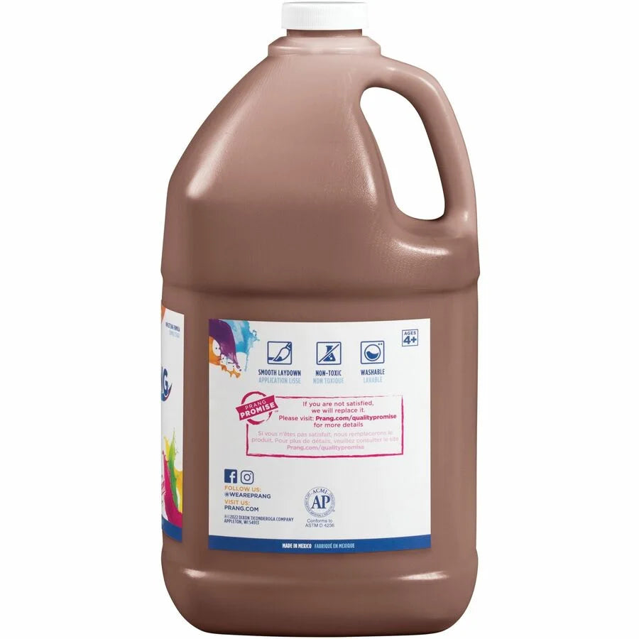 Prang Washable Tempera Paint - Brown - 1 gal - Each