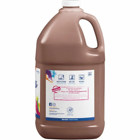 Prang Washable Tempera Paint - Brown - 1 gal - Each