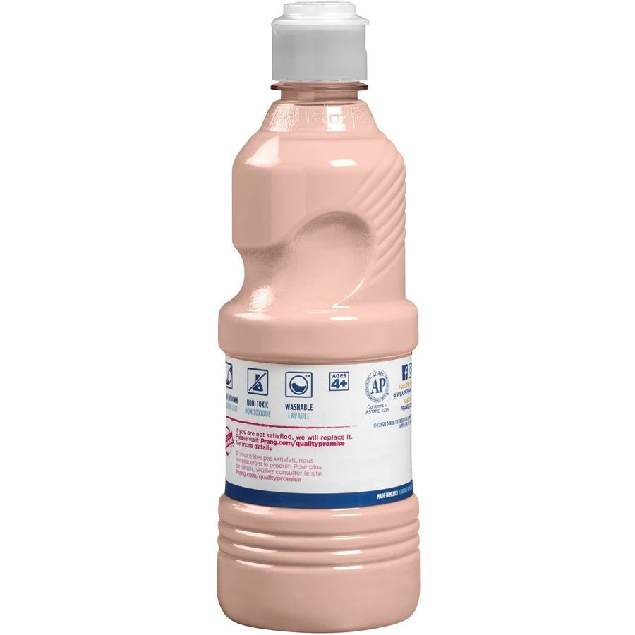 Prang Washable Tempera Paint - Peach Color - 16 fl oz - 1 Each