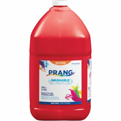 Prang Washable Tempera Paint - Red - 1 Gallon - Formula