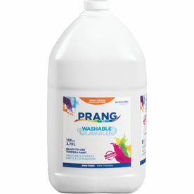 Prang Washable Tempera Paint - White - 1 Gallon - Formula