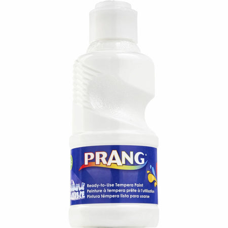 Prang Washable Tempera Paint - White - 8 fl oz - 1 Each