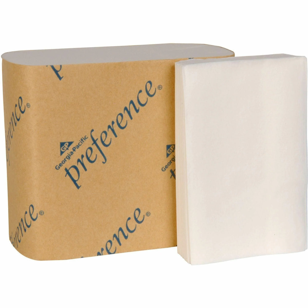 Preference Interfold Toilet Paper: 2-Ply 4’’x5’’ White - 400/Pack - 60/Carton - Bathroom Tissue