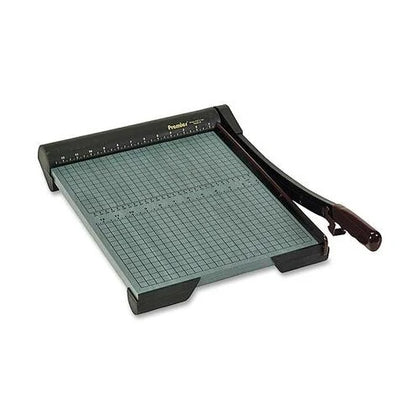 Premier Heavy-Duty Wood Series Paper Trimmer - 20 Sheet Capacity - 15’’ Cutting Length - Green - Trimmers & Accessories