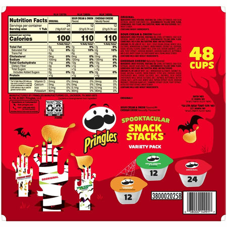 Pringles Crisps Grab 'N Go Variety Pack - Bottom