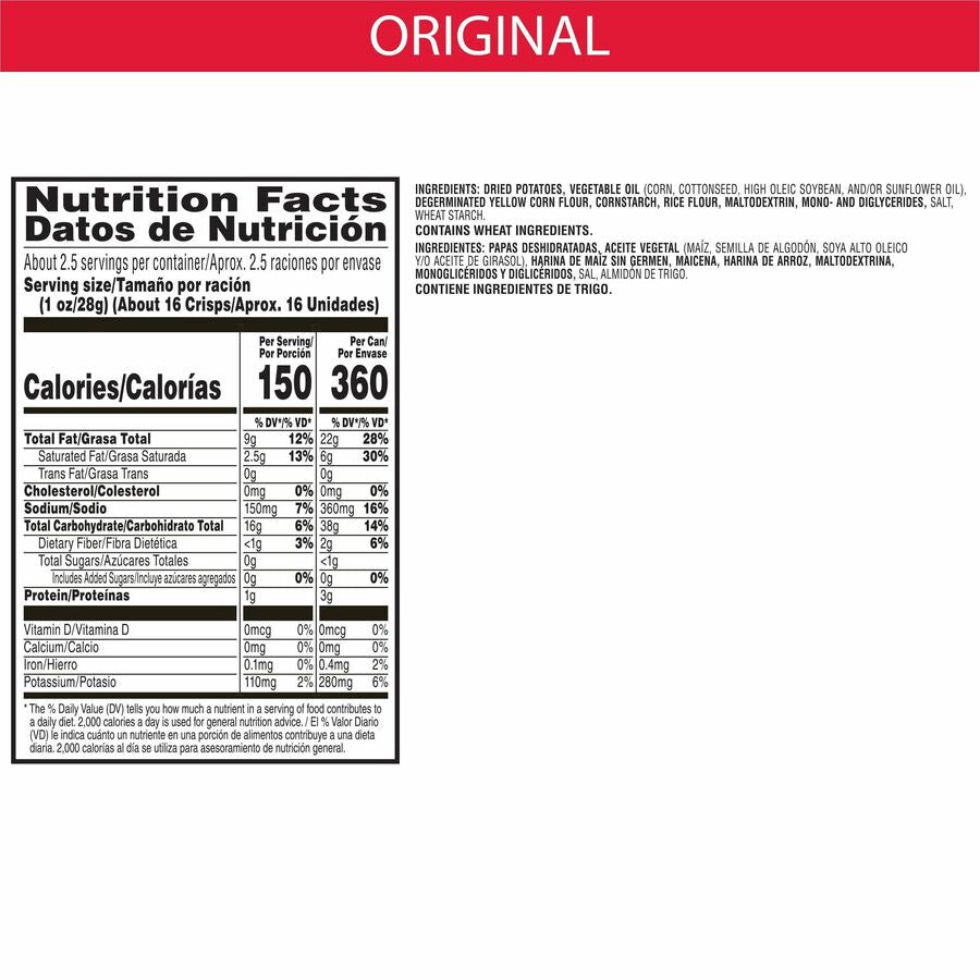 Pringles Keebler Grab & Go Original Potato Crisps - Alternate-Image7
