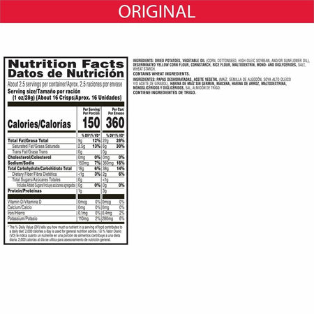 Pringles Keebler Grab & Go Original Potato Crisps - Alternate-Image7