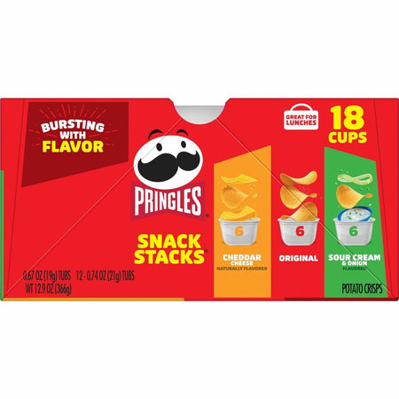 Pringles Keebler Potato Crisps Snack Variety Pack - Rear