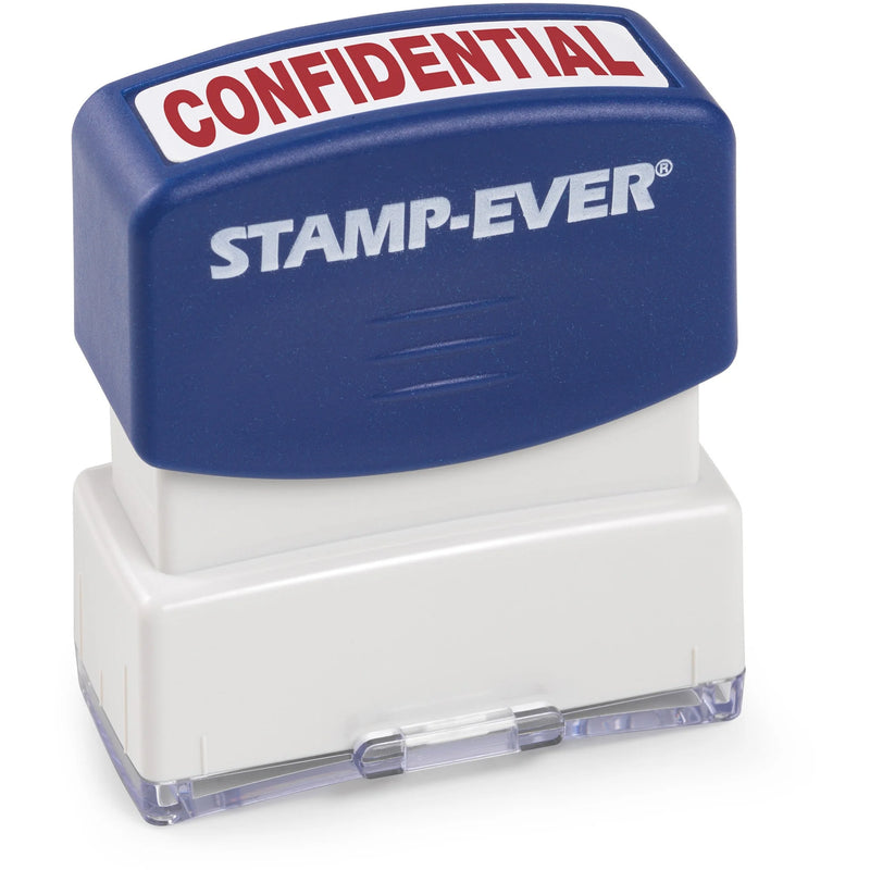 Printy Pre-inked CONFIDENTIAL Message Stamp - Red - 1 Each - Address & Office Stamps