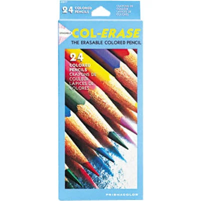 Prismacolor Col-Erase Colored Pencils - 24 Assorted Colors - Specialty Marking &