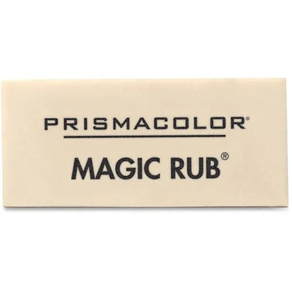 Prismacolor Magic Rub Gray Eraser - Vinyl - 1’’ x 2.3’’ 0.4’’ - 1 Dozen - Erasers
