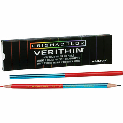 Prismacolor Premier Verithin Red & Blue Colored Pencils - 1 Dozen - Specialty Marking