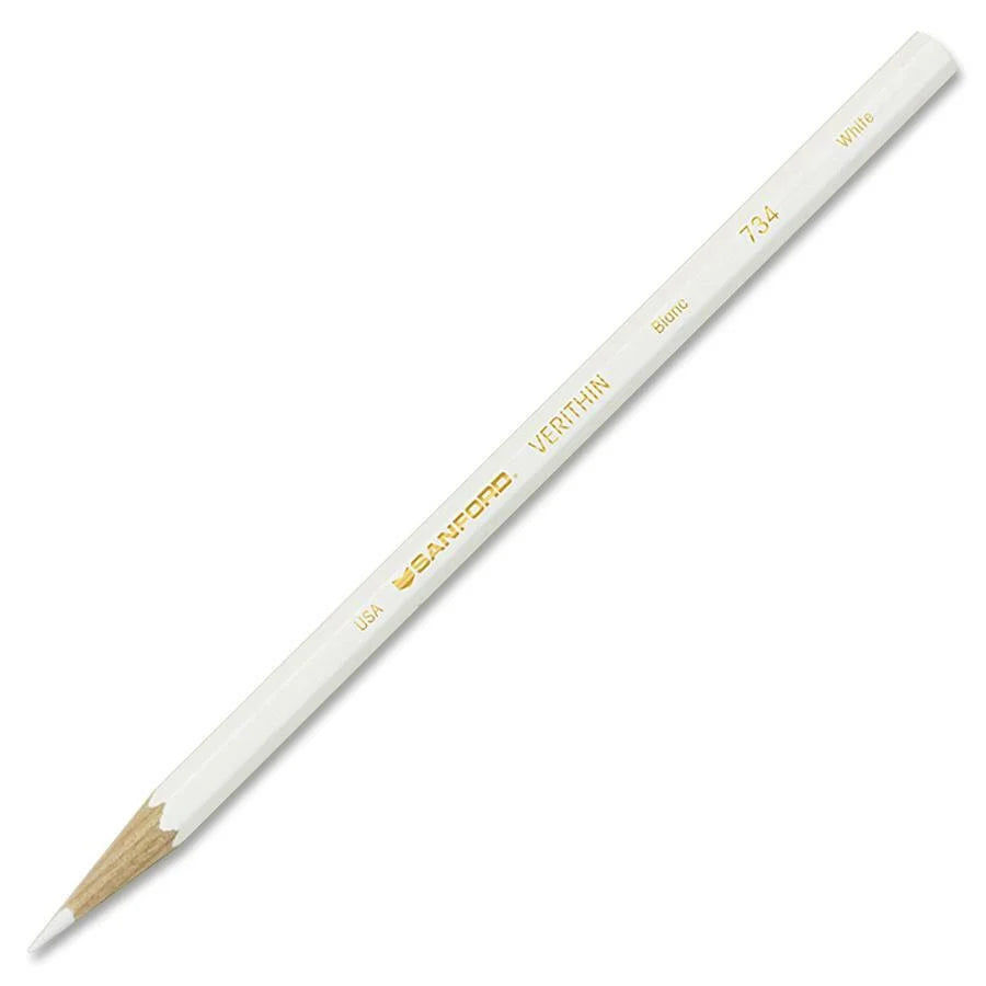 Prismacolor Verithin White Lead Colored Pencils - 1 Dozen - Specialty Marking &