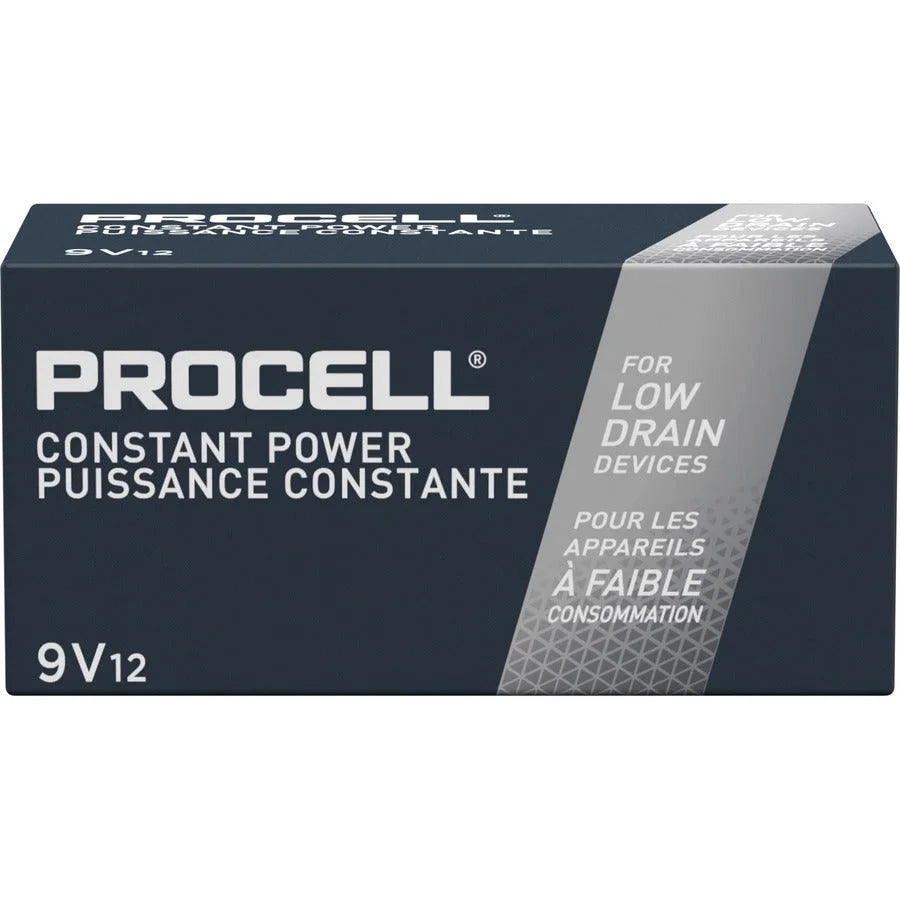 Procell by Duracell 9V Alkaline Batteries - Industrial Power in 12-Packs - & Battery Chargers