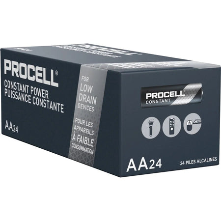 Procell by Duracell Alkaline AA Batteries - 24 Boxes - Multipurpose - 2100 mAh - & Battery Chargers