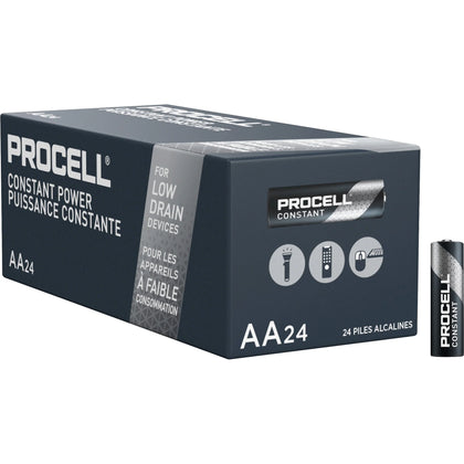 Procell by Duracell Alkaline AA Batteries - Reliable Power for Multipurpose Devices - & Battery Chargers