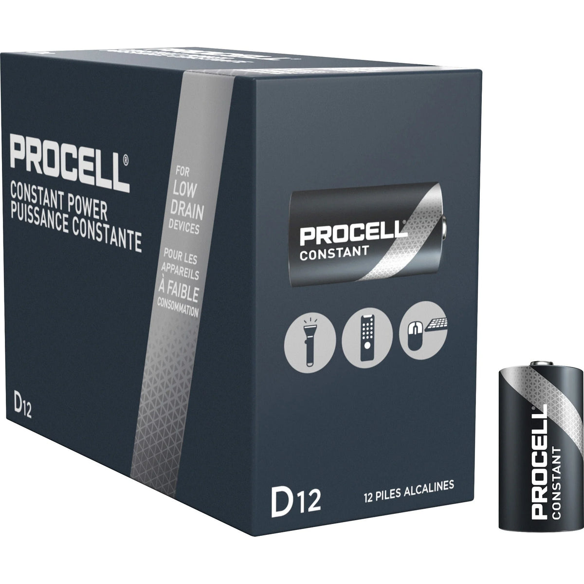 Procell by Duracell Alkaline D Batteries - Reliable Power for All Needs - & Battery Chargers