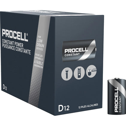 Procell by Duracell Alkaline D Batteries - Reliable Power for All Needs - & Battery Chargers