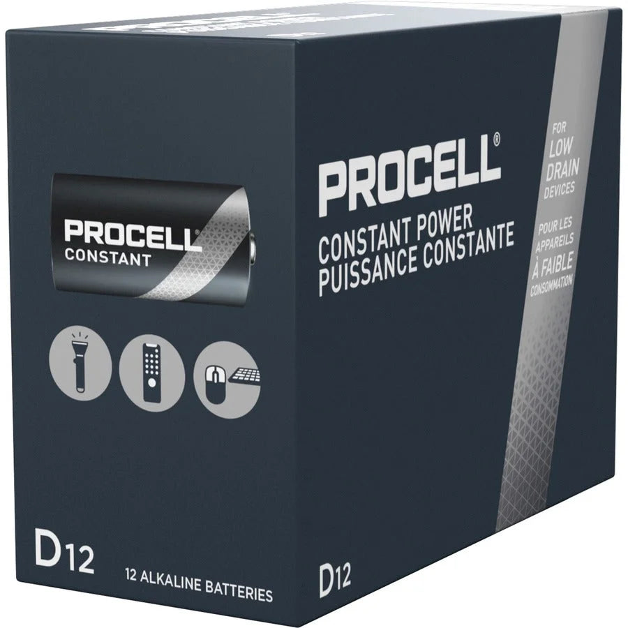 Procell by Duracell Alkaline D Batteries - Reliable Power for All Needs - & Battery Chargers