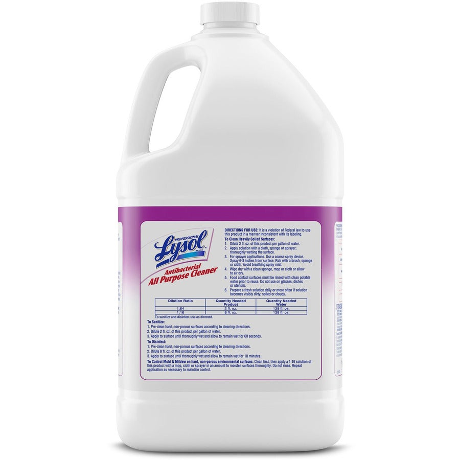 Professional Lysol Antibacterial All Purpose Cleaner - Rear