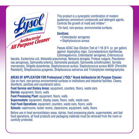 Professional Lysol Antibacterial All Purpose Cleaner - Alternate-Image3