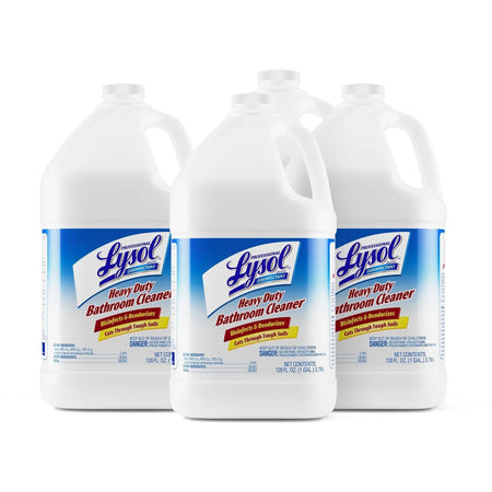 Professional Lysol Bathroom Cleaner Concentrate - 128 fl oz - Citrus Floral Scent - Disinfectants