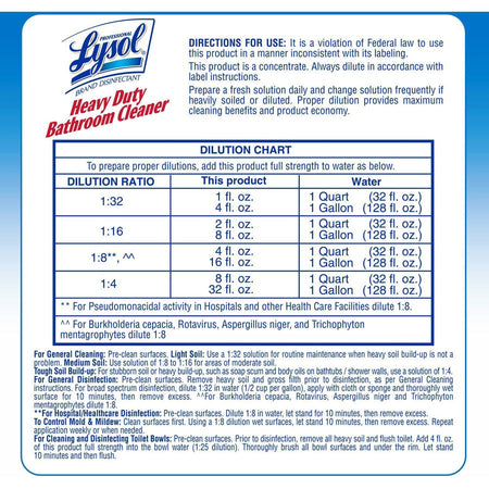 Professional Lysol Heavy-Duty Disinfectant Bathroom Cleaner - Alternate-Image2