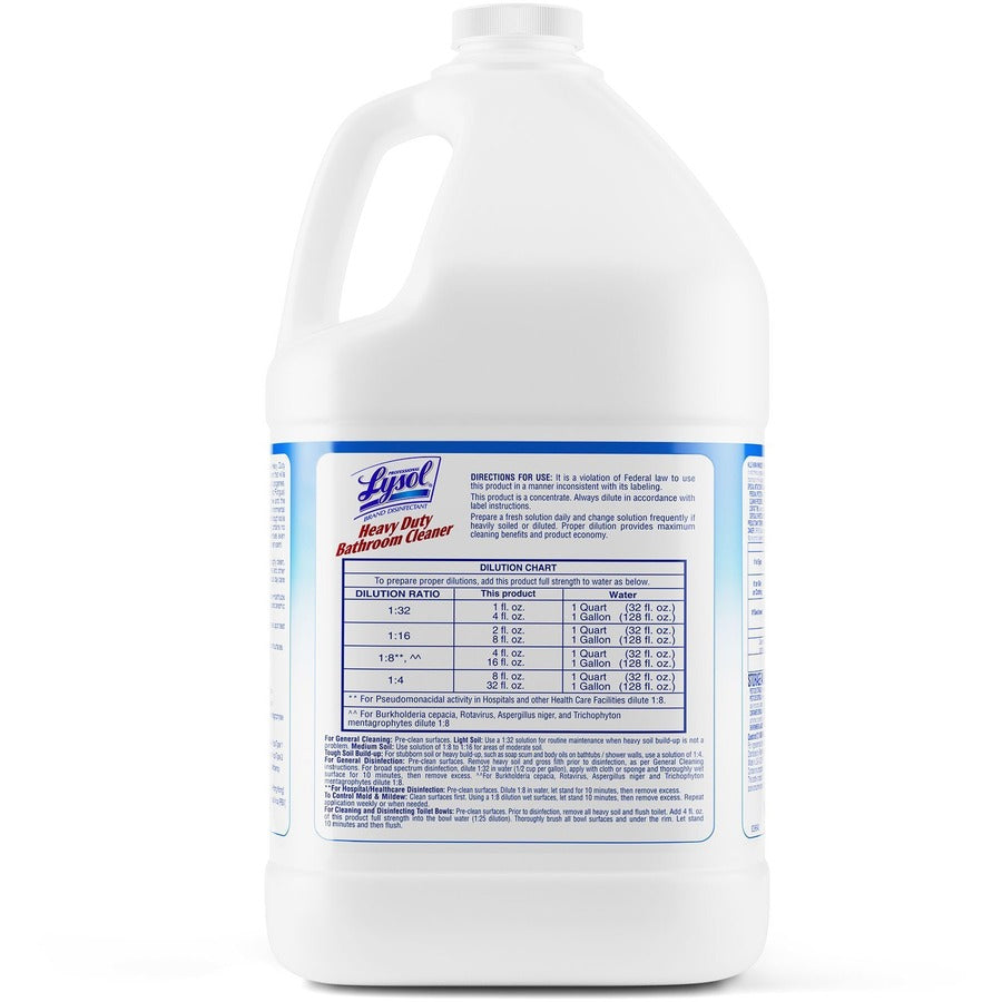 Professional Lysol Heavy-Duty Disinfectant Bathroom Cleaner - Rear